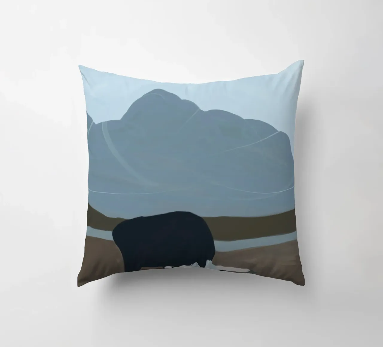 Subtle Flow cuscino da Mike Leymi