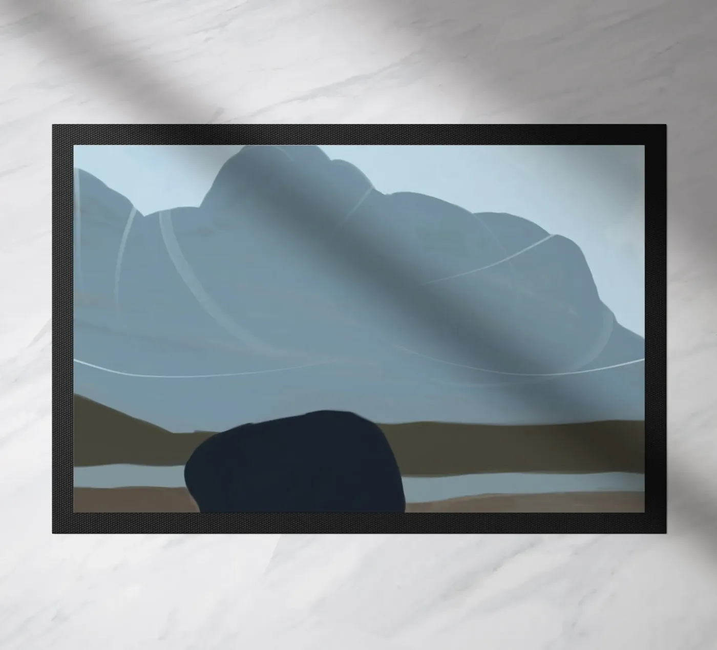 Subtle Flow Fußmatte von Mike Leymi