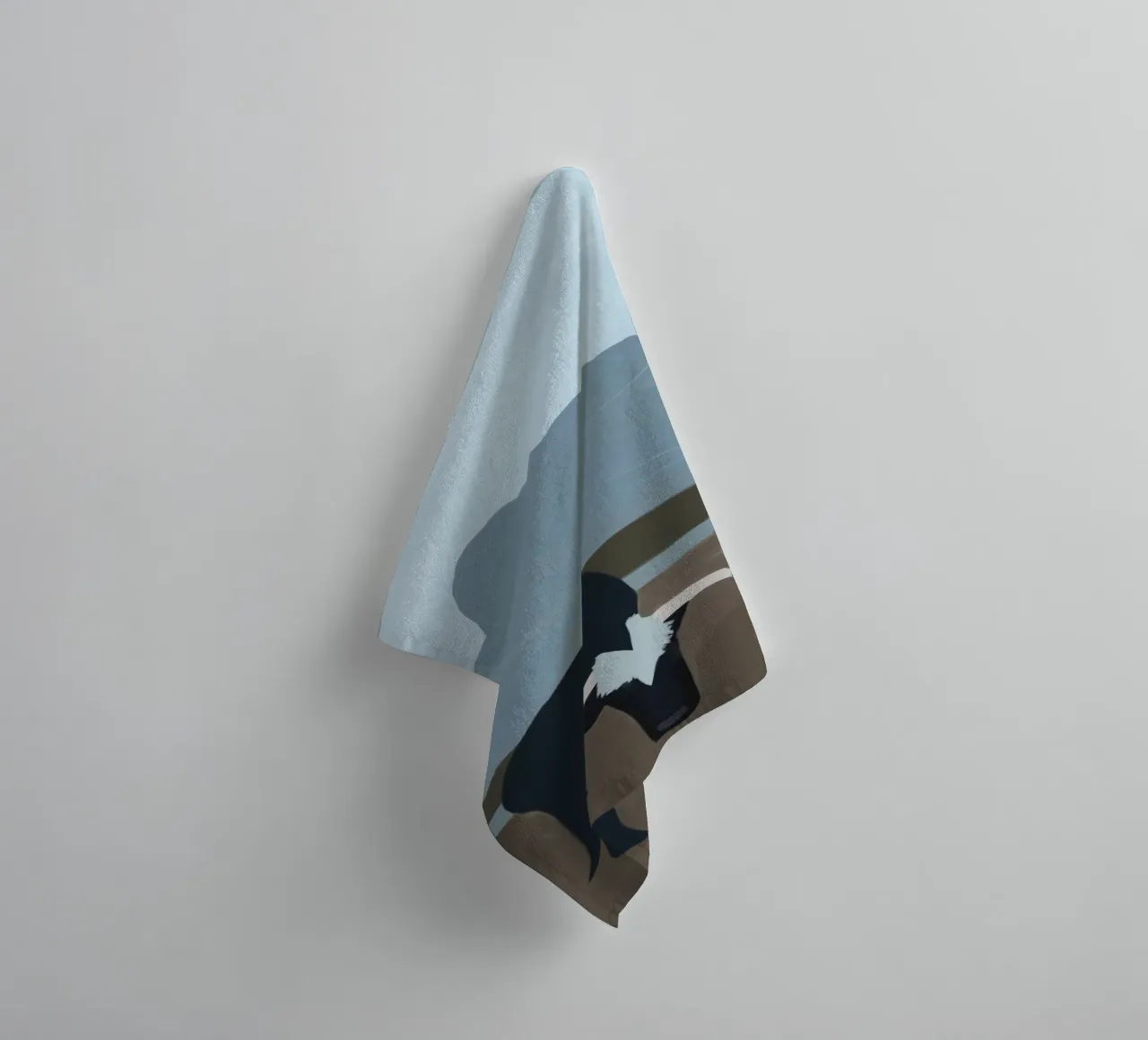 Subtle Flow asciugamano da bagno da Mike Leymi