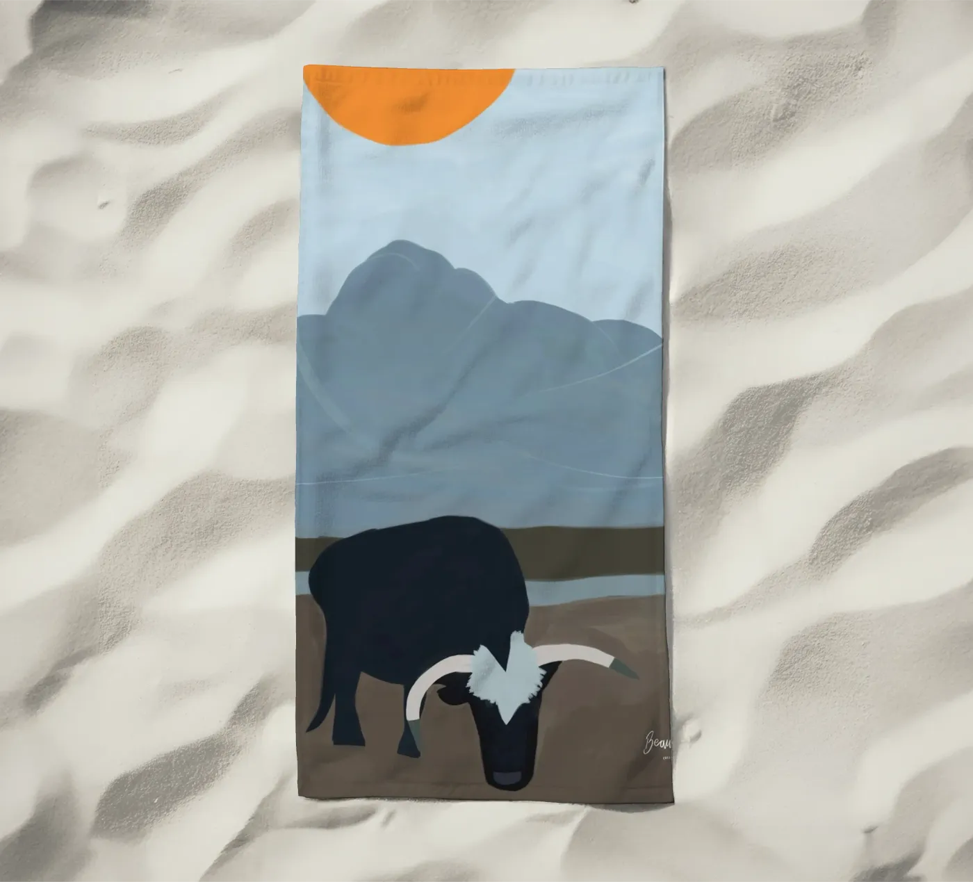 Subtle Flow serviette de plage de Mike Leymi