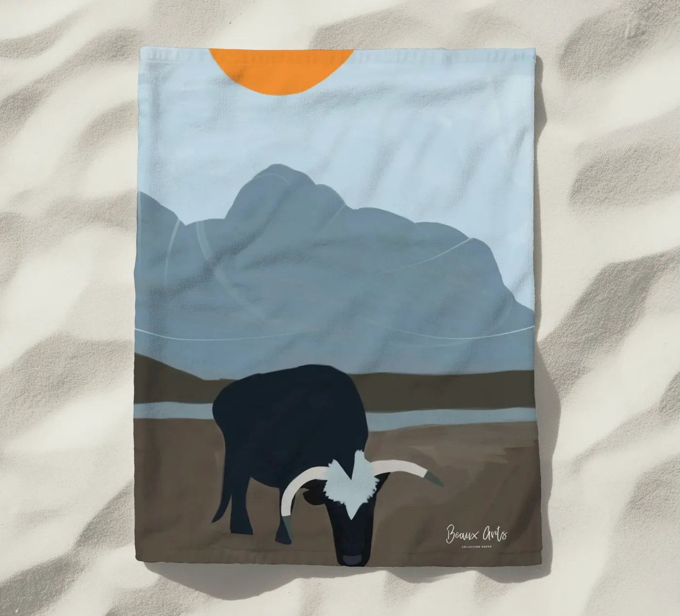 Subtle Flow serviette de plage de Mike Leymi