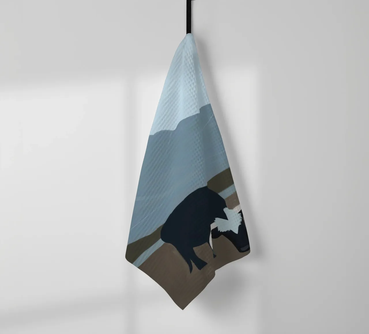 Subtle Flow theedoek van Mike Leymi