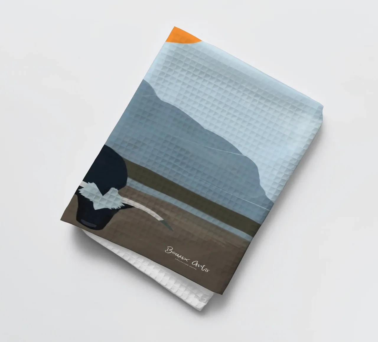 Subtle Flow theedoek van Mike Leymi