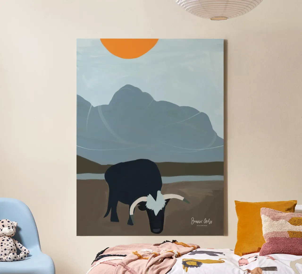 Subtle Flow canvas by Mike Leymi