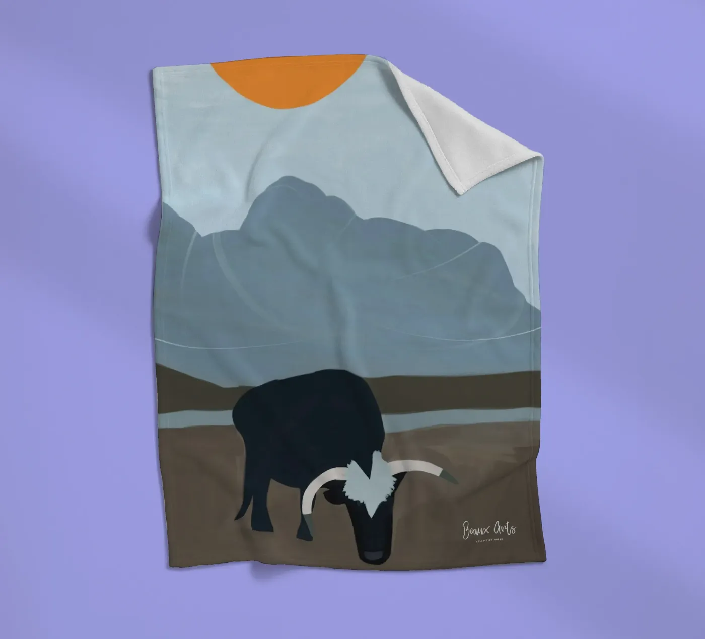 Subtle Flow Fleecedecke von Mike Leymi