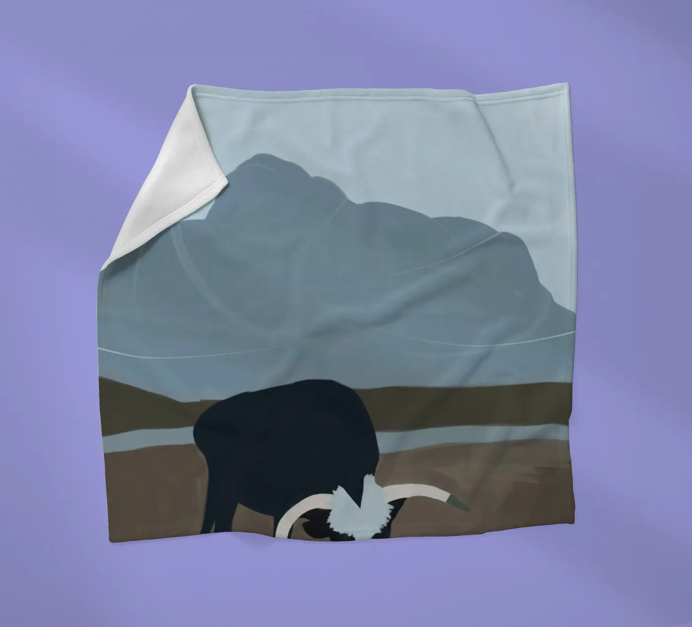 Subtle Flow Fleecedecke von Mike Leymi