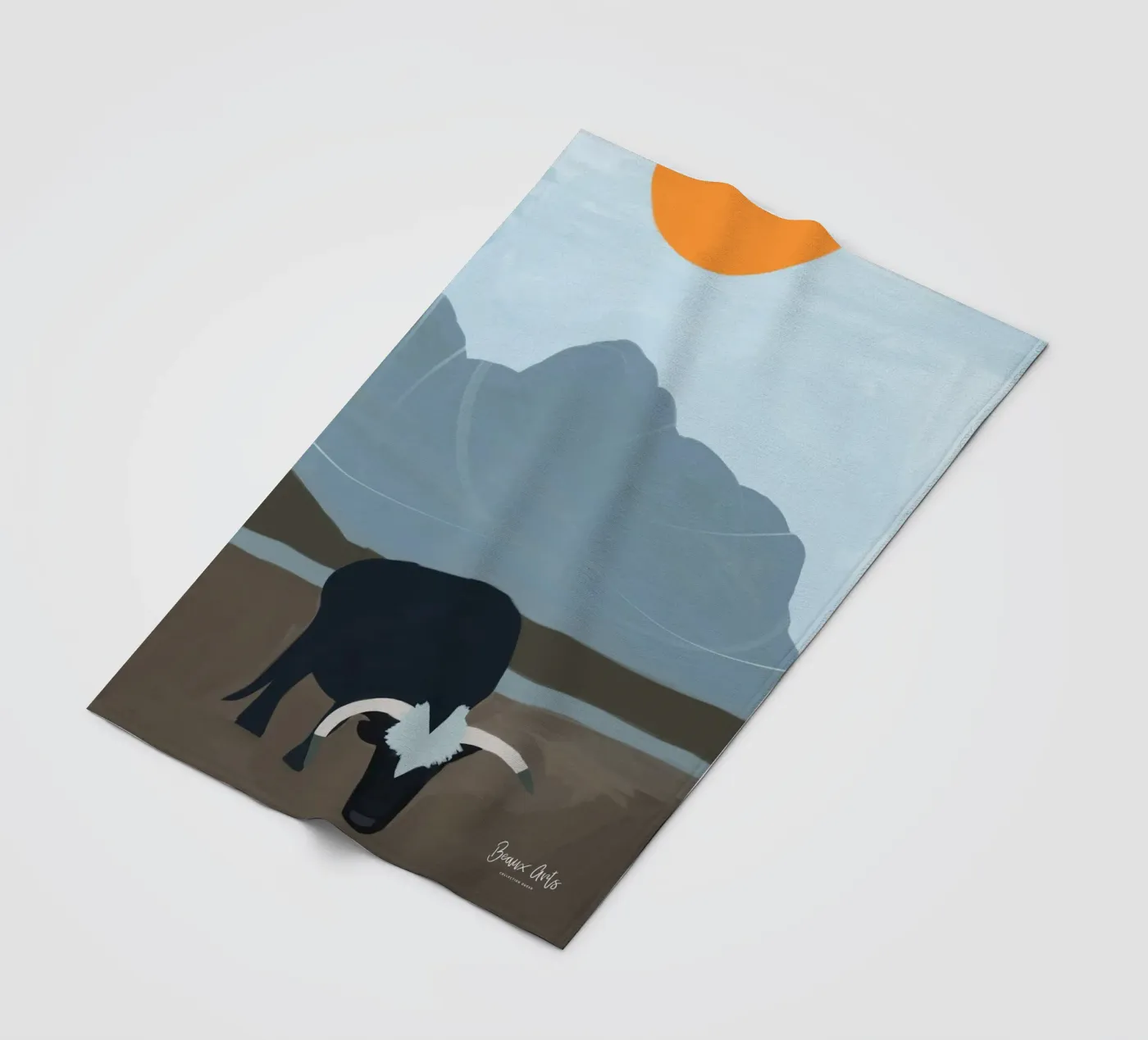 Subtle Flow Fleecedecke von Mike Leymi