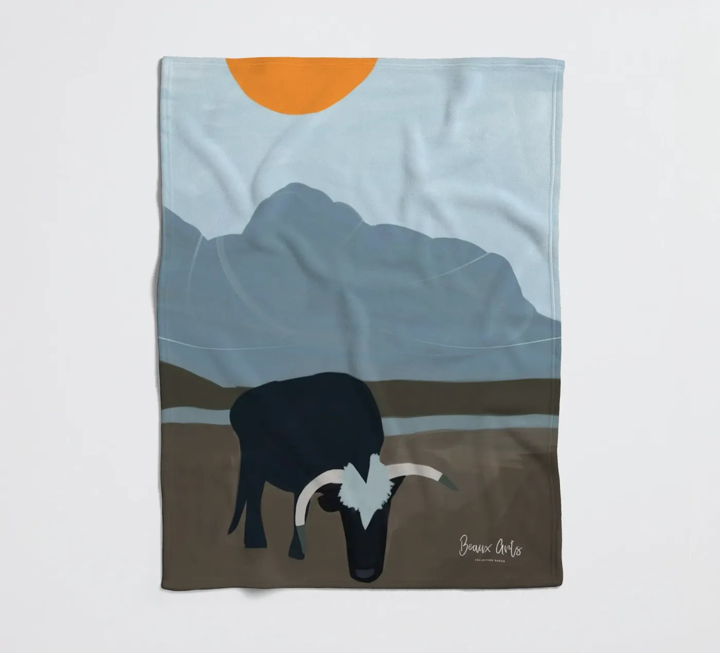 Subtle Flow Fleecedecke von Mike Leymi