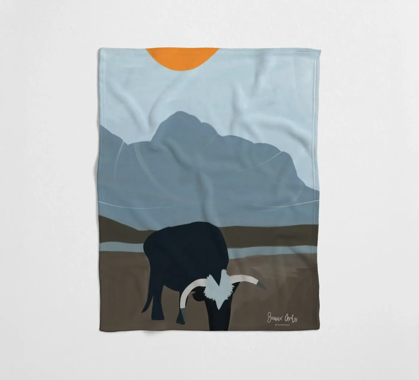 Subtle Flow Fleecedecke von Mike Leymi