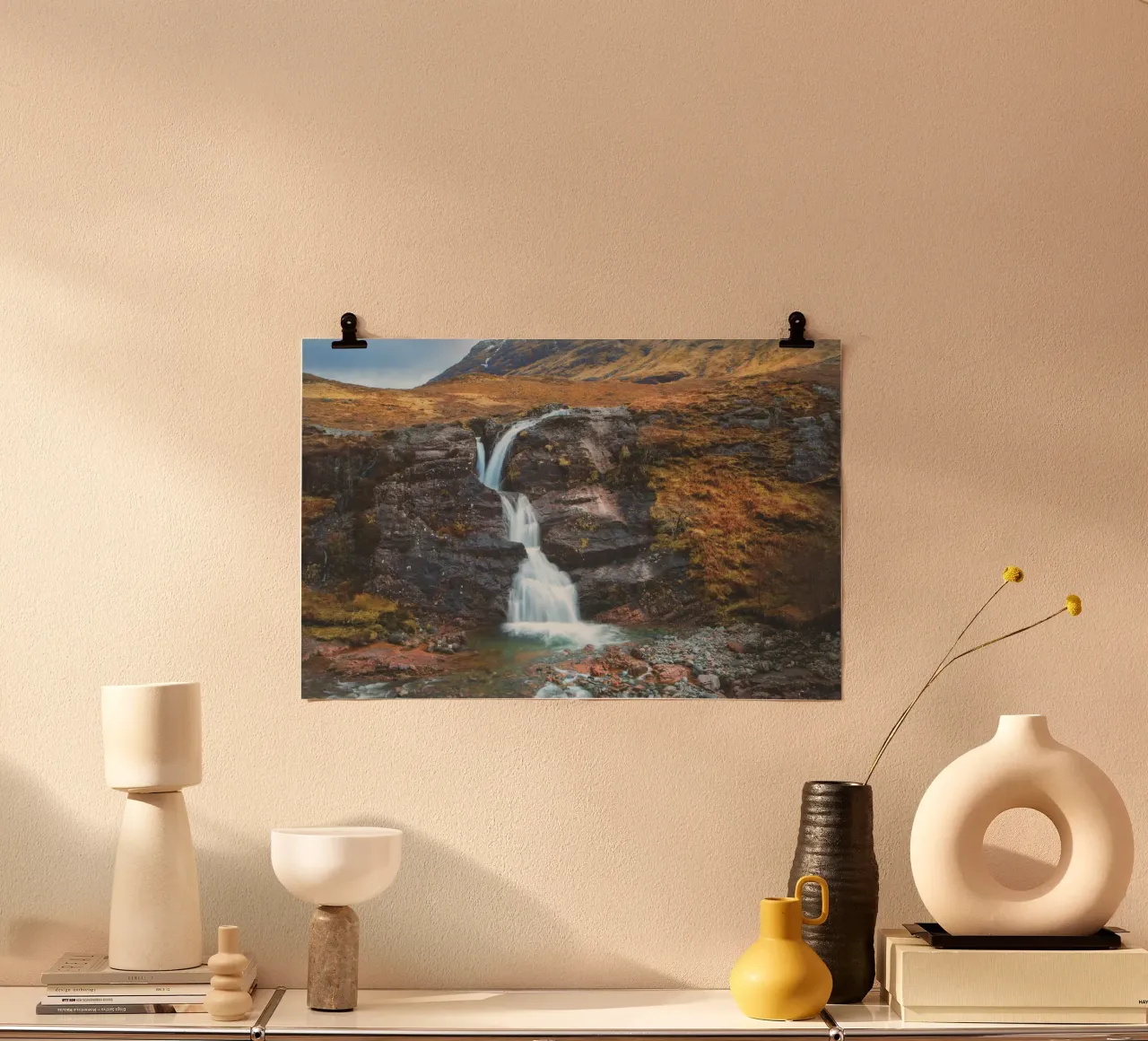 L'incontro di tre acque poster da Dave Hare Photography