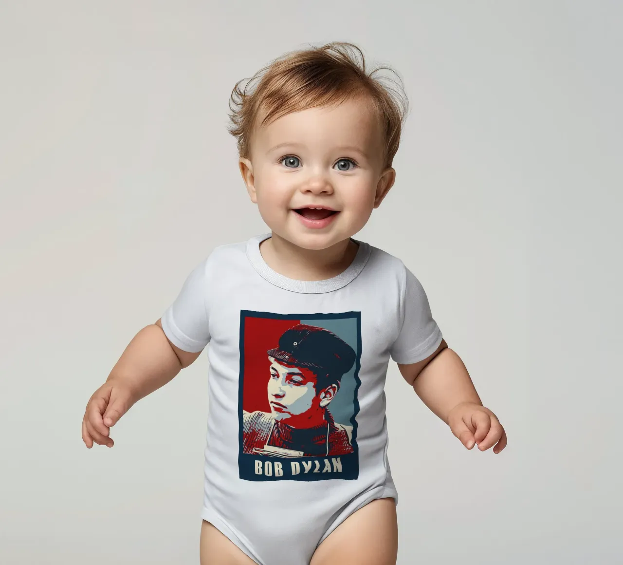 bob dylan body neonato maniche corte da HopeStudio