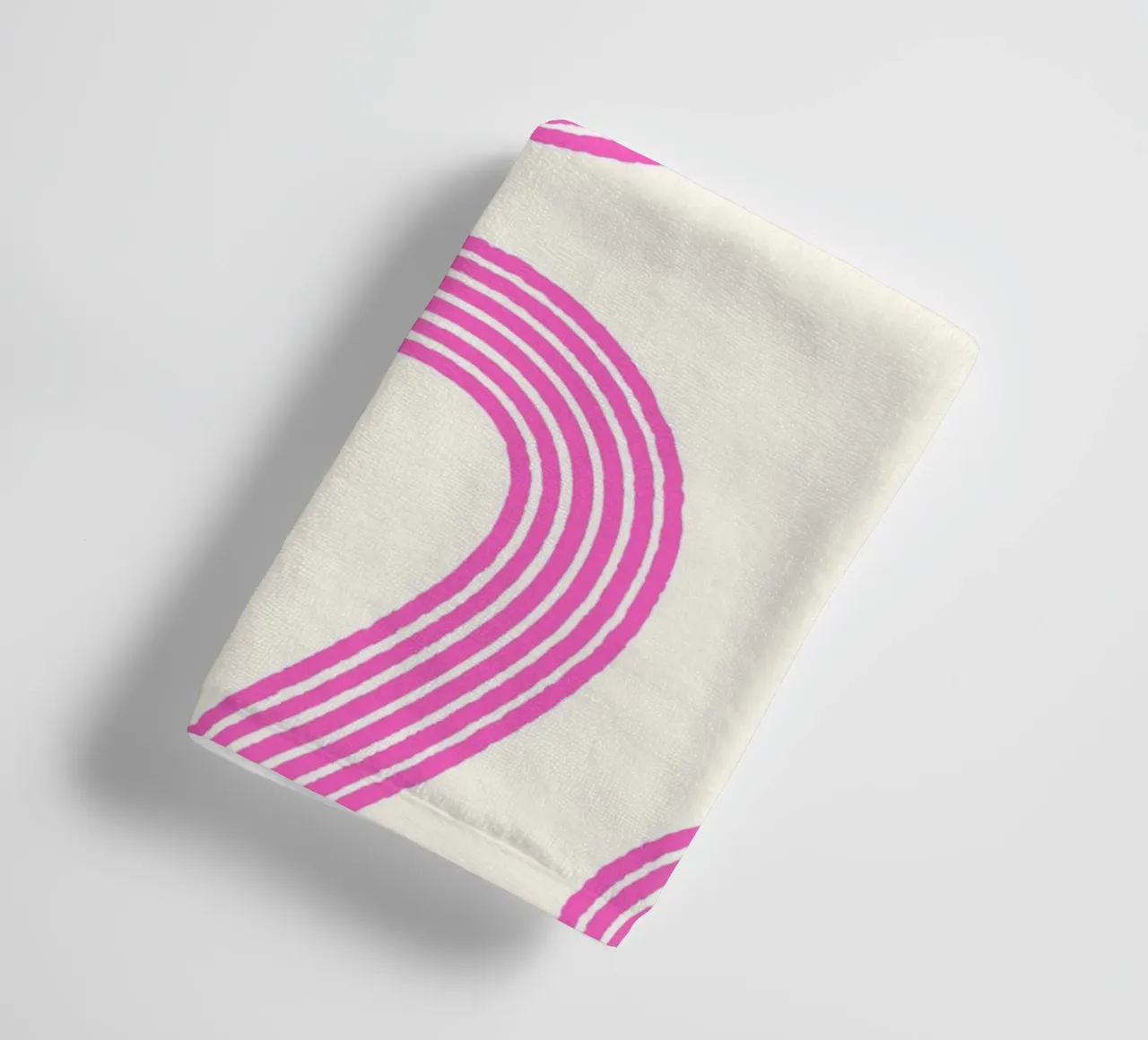 Blush Currents  |  Pink Abstract Design  |  Contemporary asciugamano da bagno da PrintCessStudio