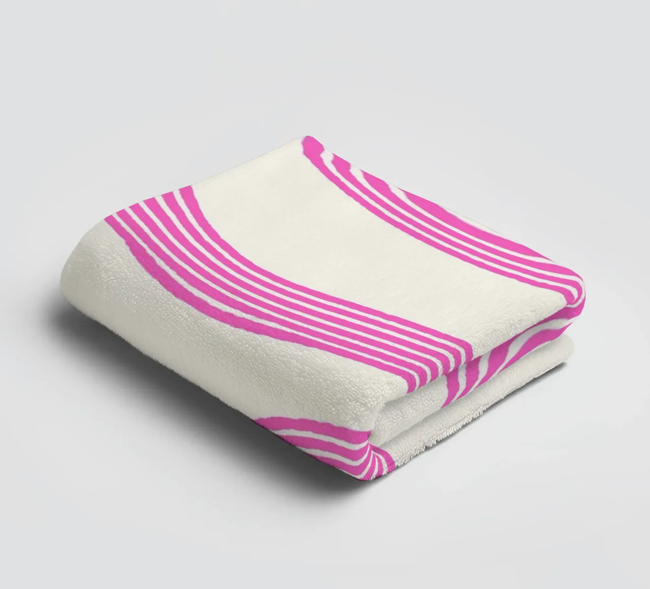 Blush Currents  |  Pink Abstract Design  |  Contemporary asciugamano da bagno da PrintCessStudio