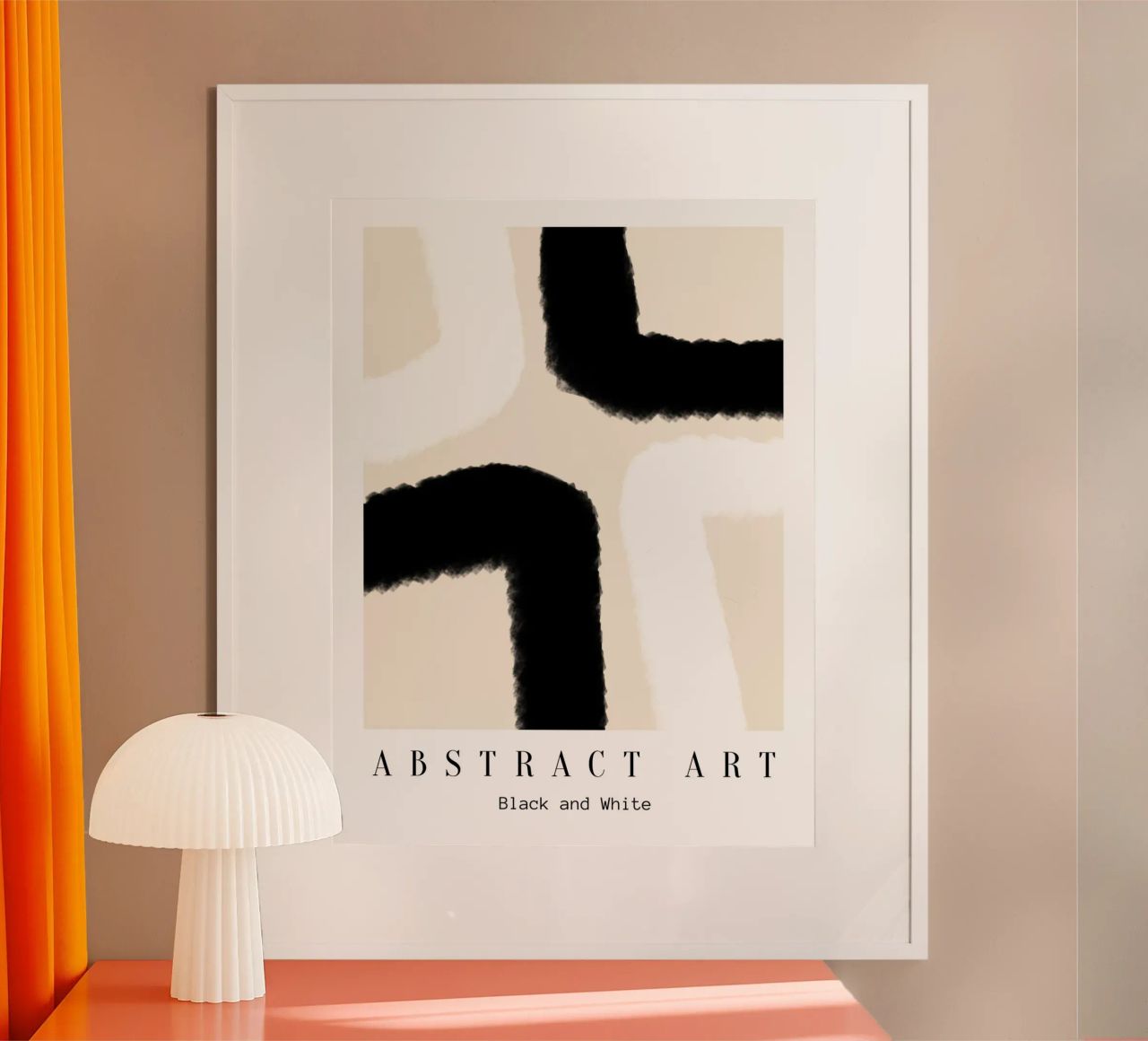 Black and White Art poster de Mathudace Créas