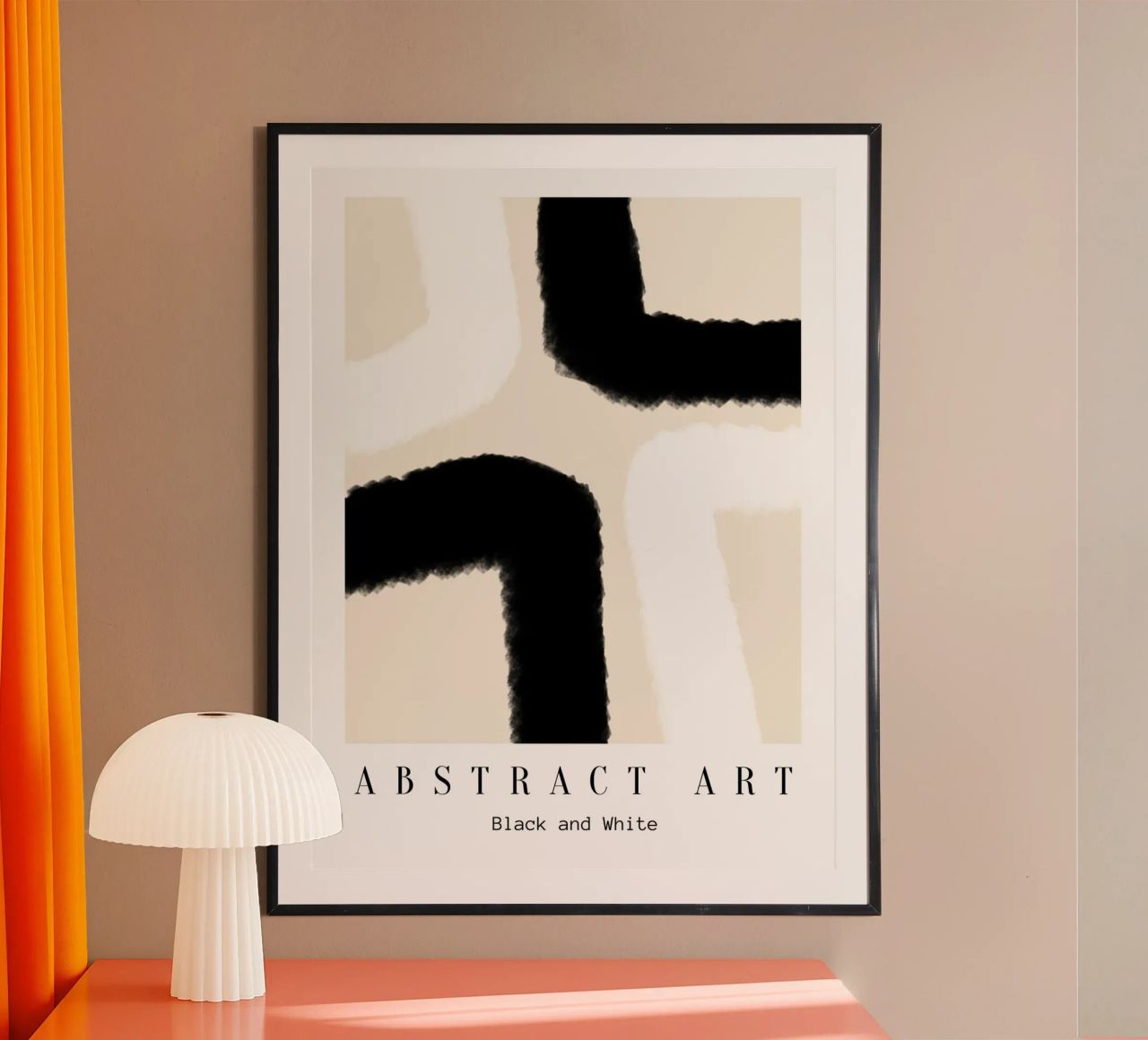 Black and White Art poster de Mathudace Créas