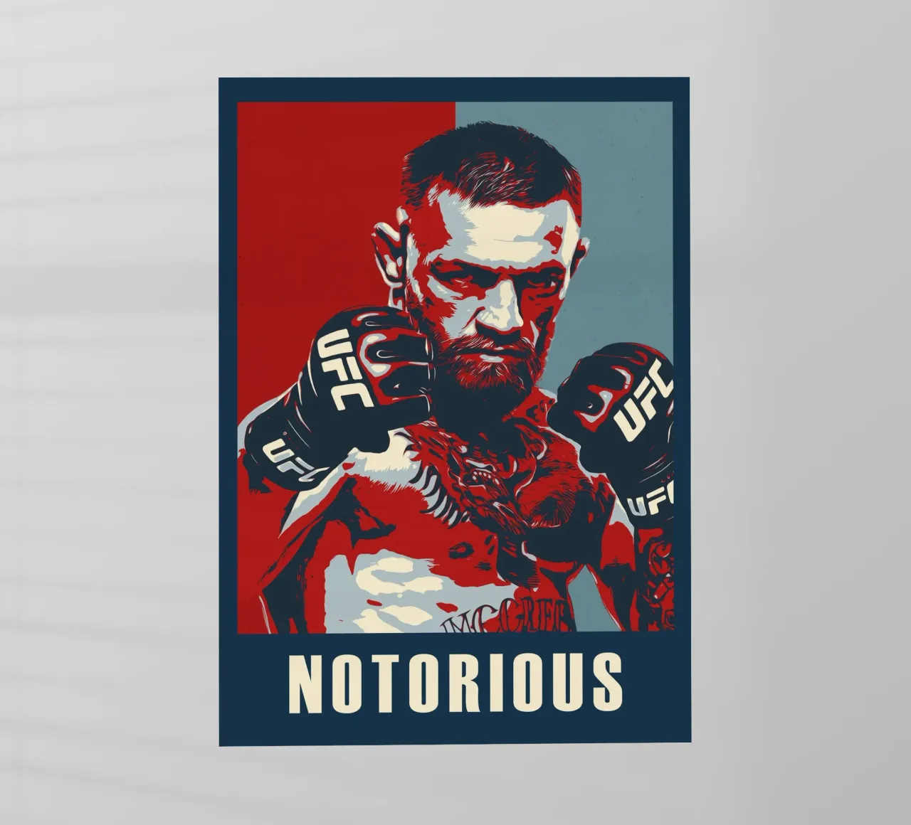 conor mcgregor pellicola backlit da HopeStudio