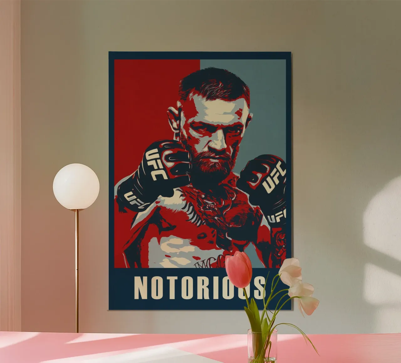 conor mcgregor alluminio dibond da HopeStudio
