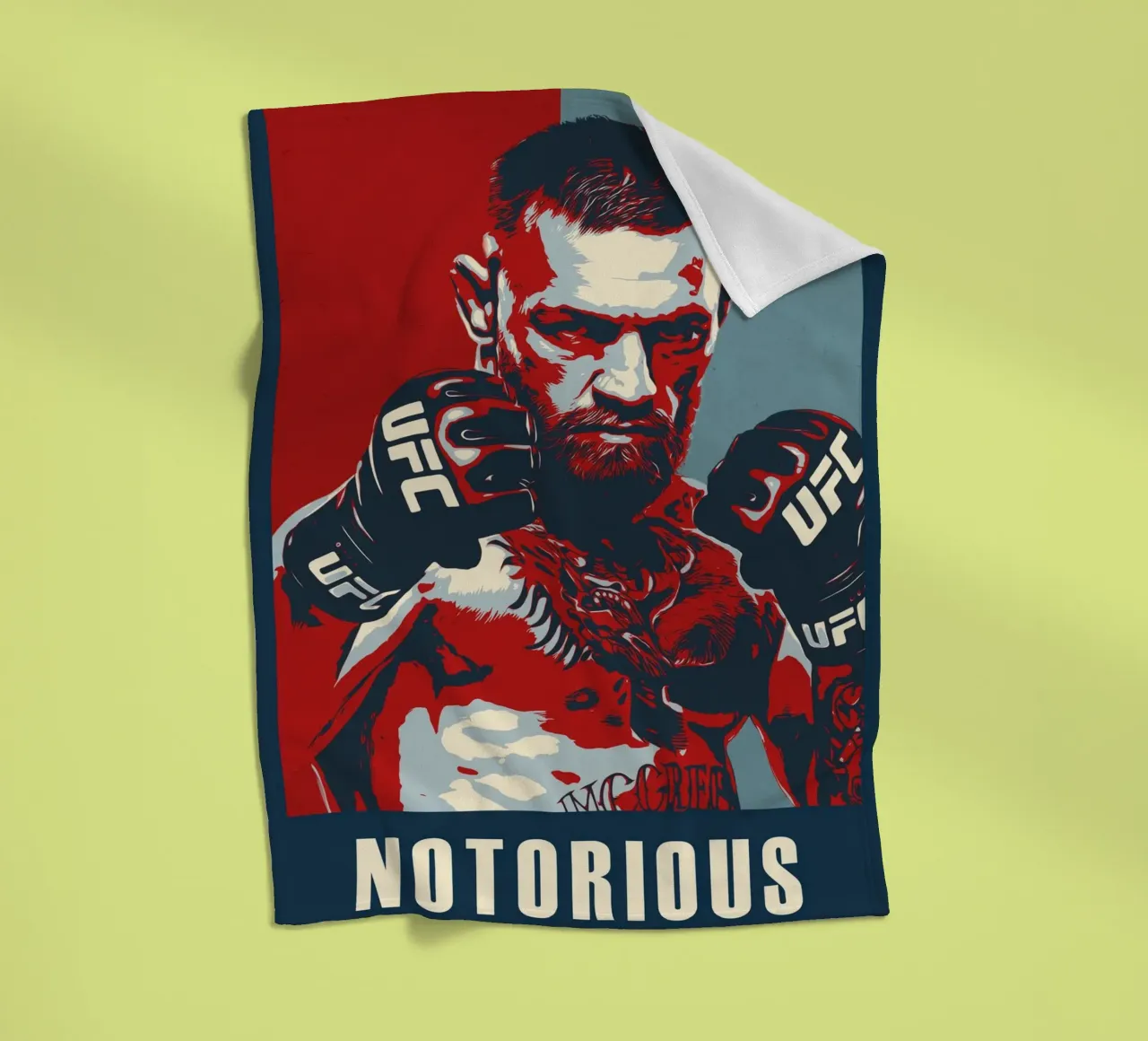 conor mcgregor coperta in pile da HopeStudio