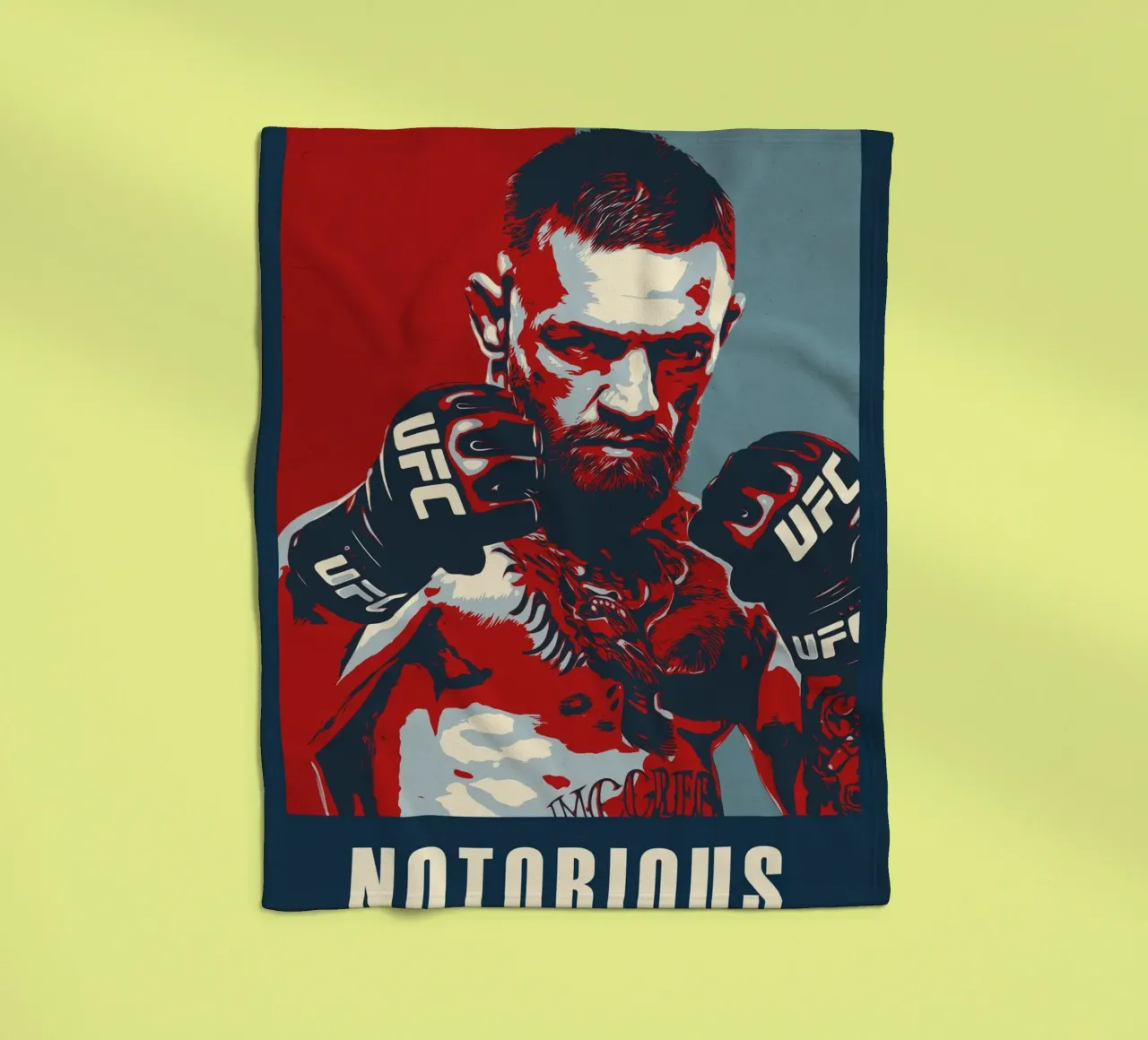 conor mcgregor coperta in pile da HopeStudio