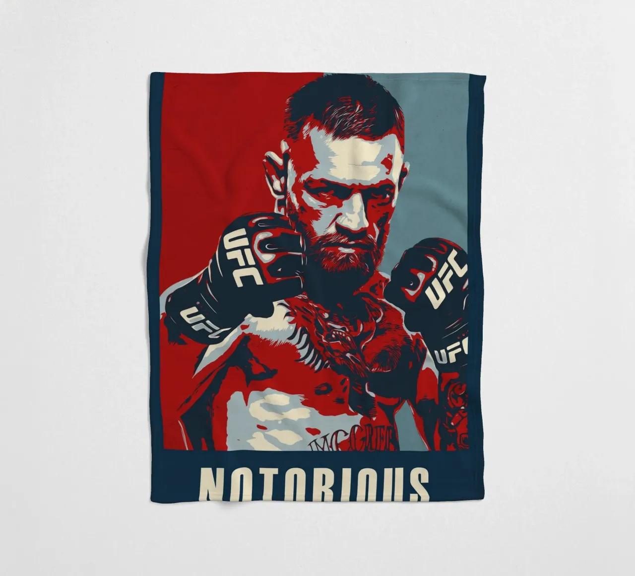 conor mcgregor coperta in pile da HopeStudio