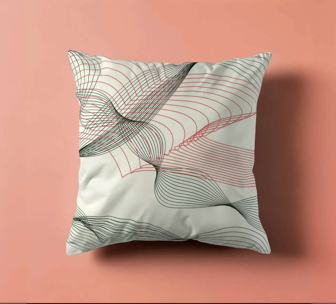 Hypnotic Flow  |  Captivating Contemporary Design cuscino da PrintCessStudio