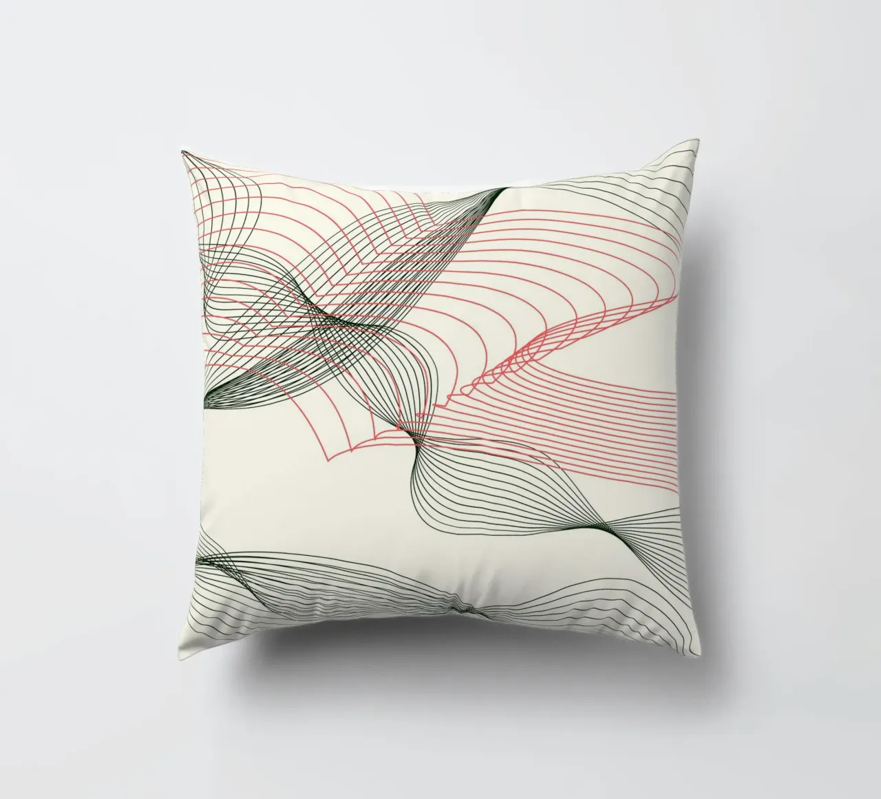 Hypnotic Flow  |  Captivating Contemporary Design cuscino da PrintCessStudio