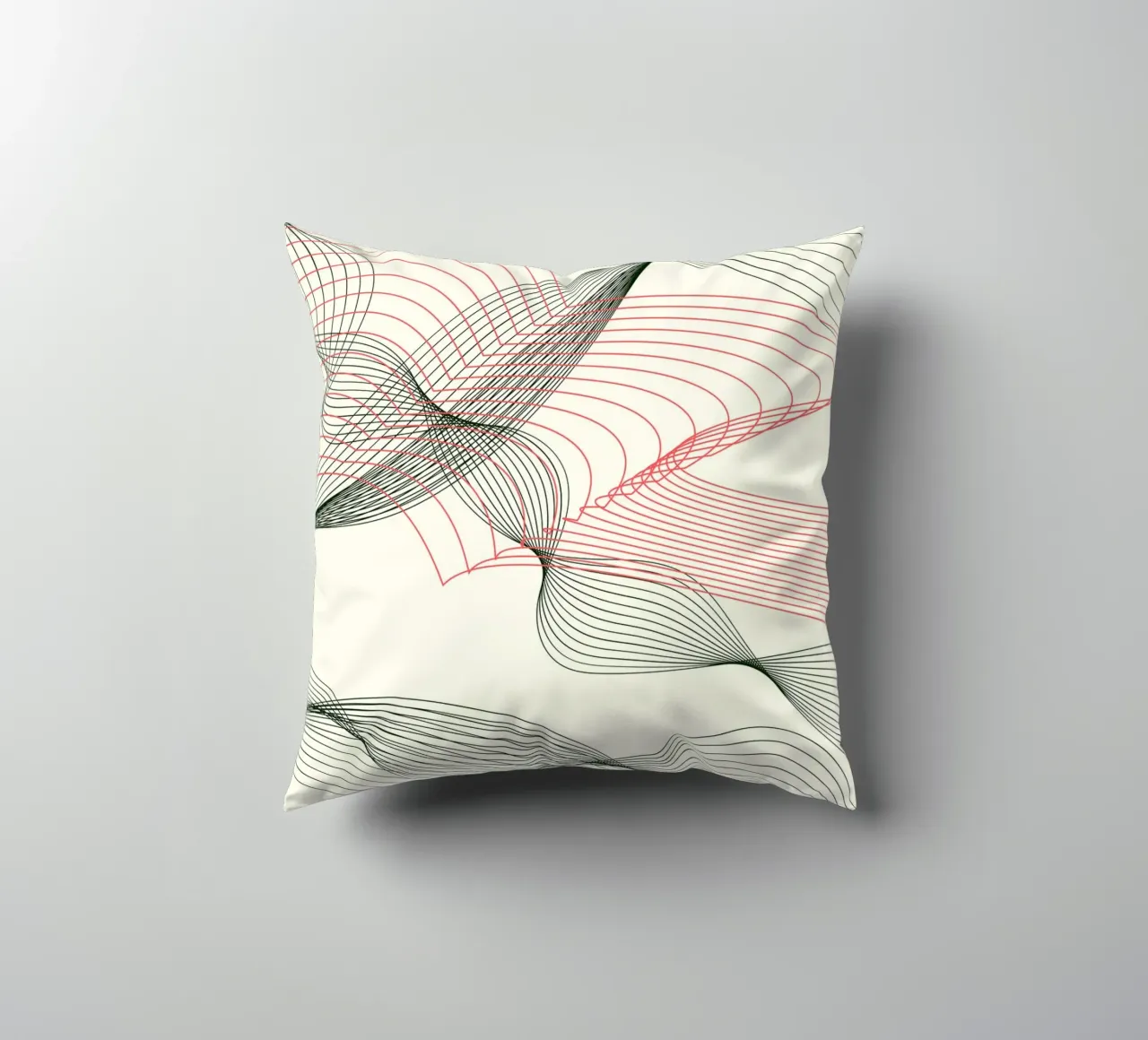 Hypnotic Flow  |  Captivating Contemporary Design cuscino da PrintCessStudio