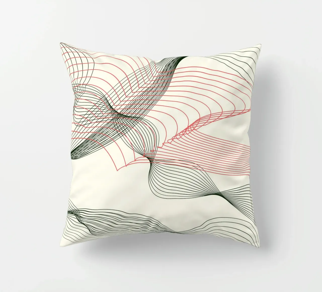 Hypnotic Flow  |  Captivating Contemporary Design cuscino da PrintCessStudio