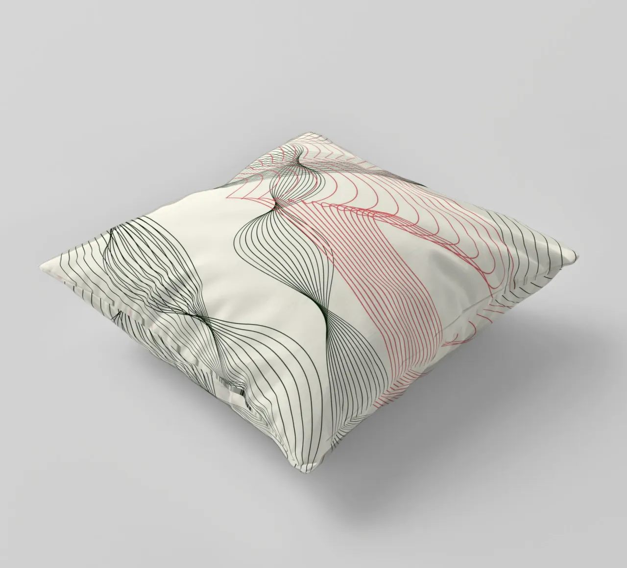 Hypnotic Flow  |  Captivating Contemporary Design cuscino da PrintCessStudio