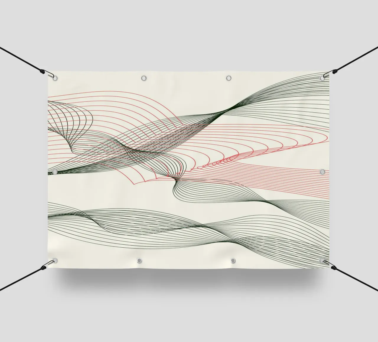 Hypnotic Flow  |  Captivating Contemporary Design telo in pvc da PrintCessStudio