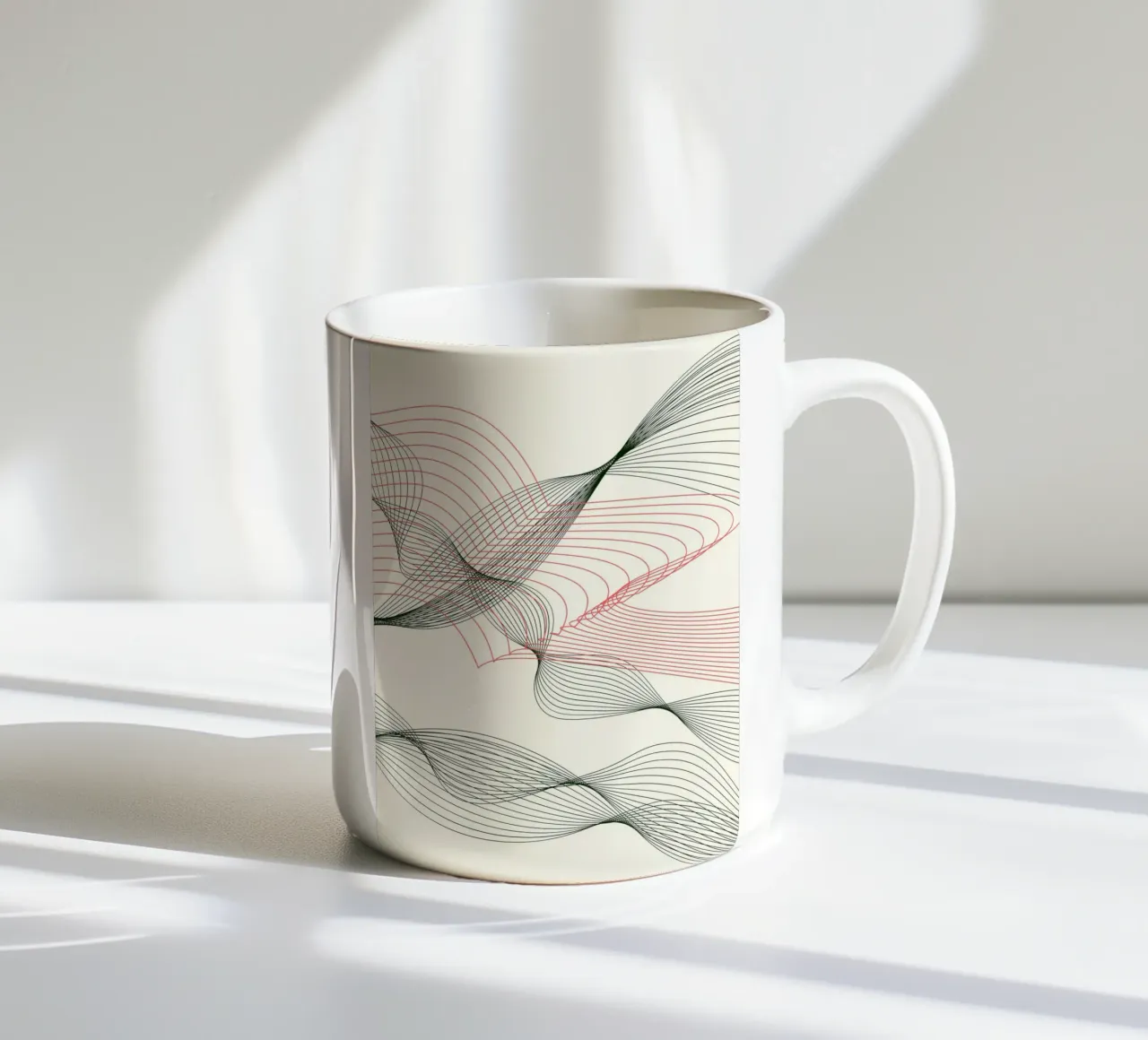 Hypnotic Flow  |  Captivating Contemporary Design tazza in ceramica da PrintCessStudio