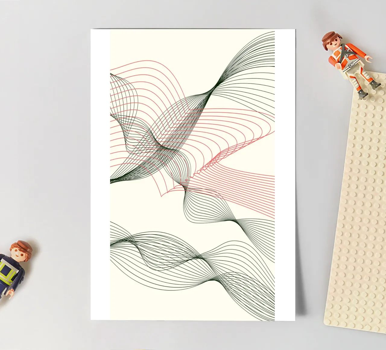 Hypnotic Flow  |  Captivating Contemporary Design sticker sheet by PrintCessStudio
