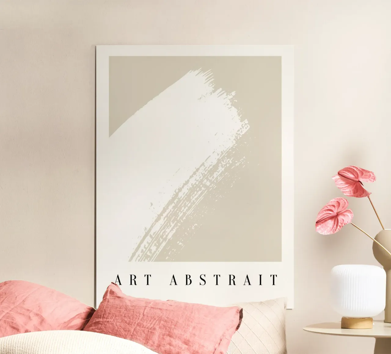 White Art poster con telaio in plastica da Mathudace Créas