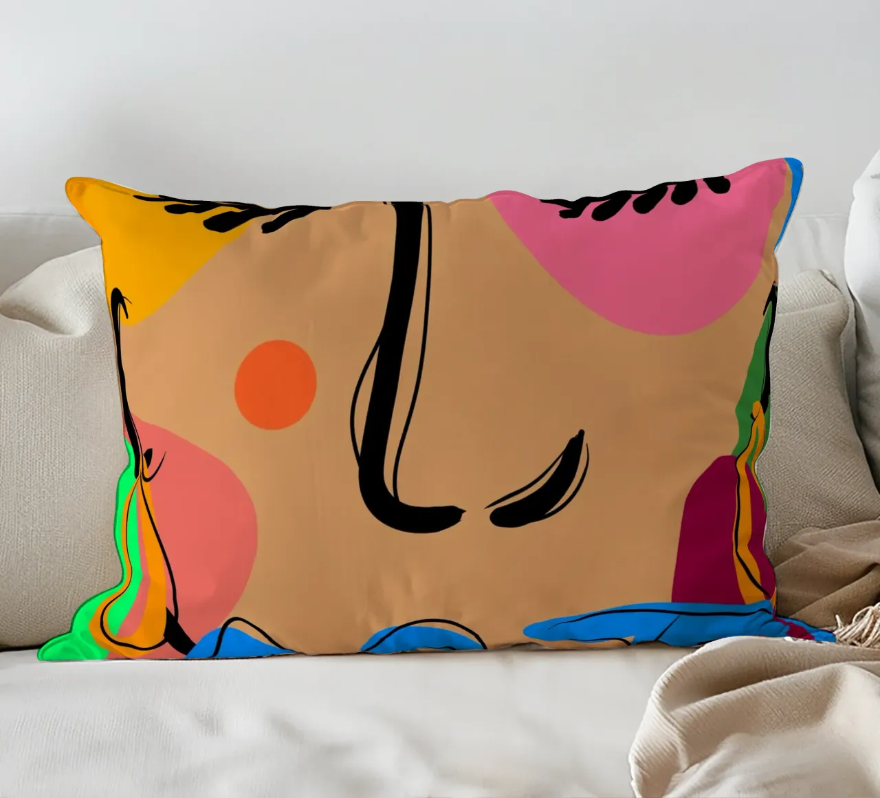 Breezy Petals cuscino da Mike Leymi