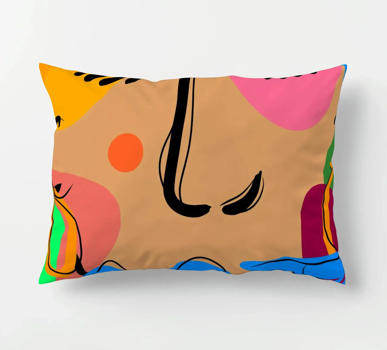 Breezy Petals cuscino da Mike Leymi