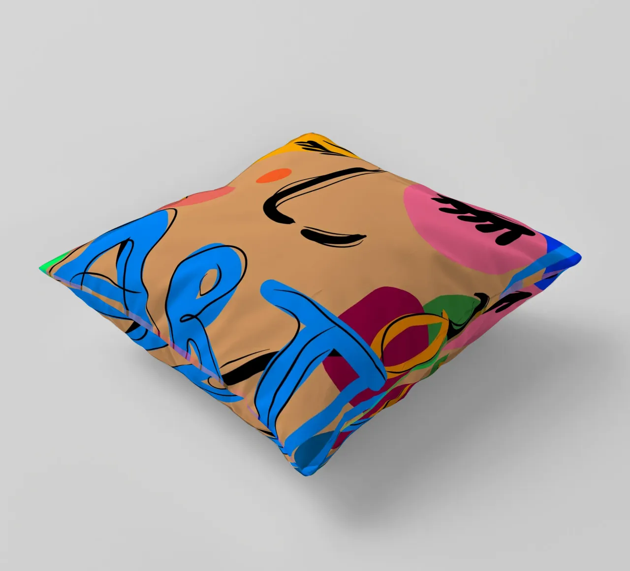 Breezy Petals cuscino da Mike Leymi