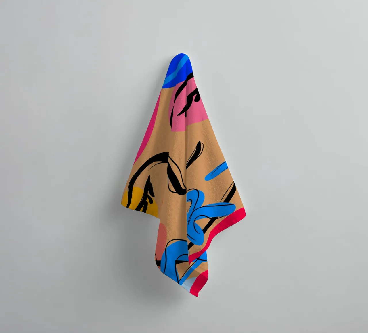 Breezy Petals asciugamano da bagno da Mike Leymi