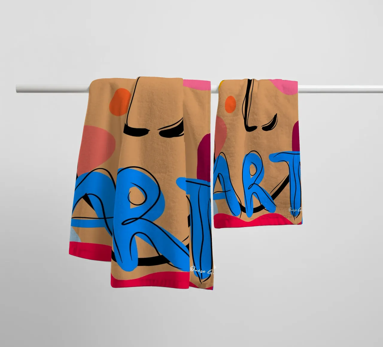 Breezy Petals asciugamano da bagno da Mike Leymi