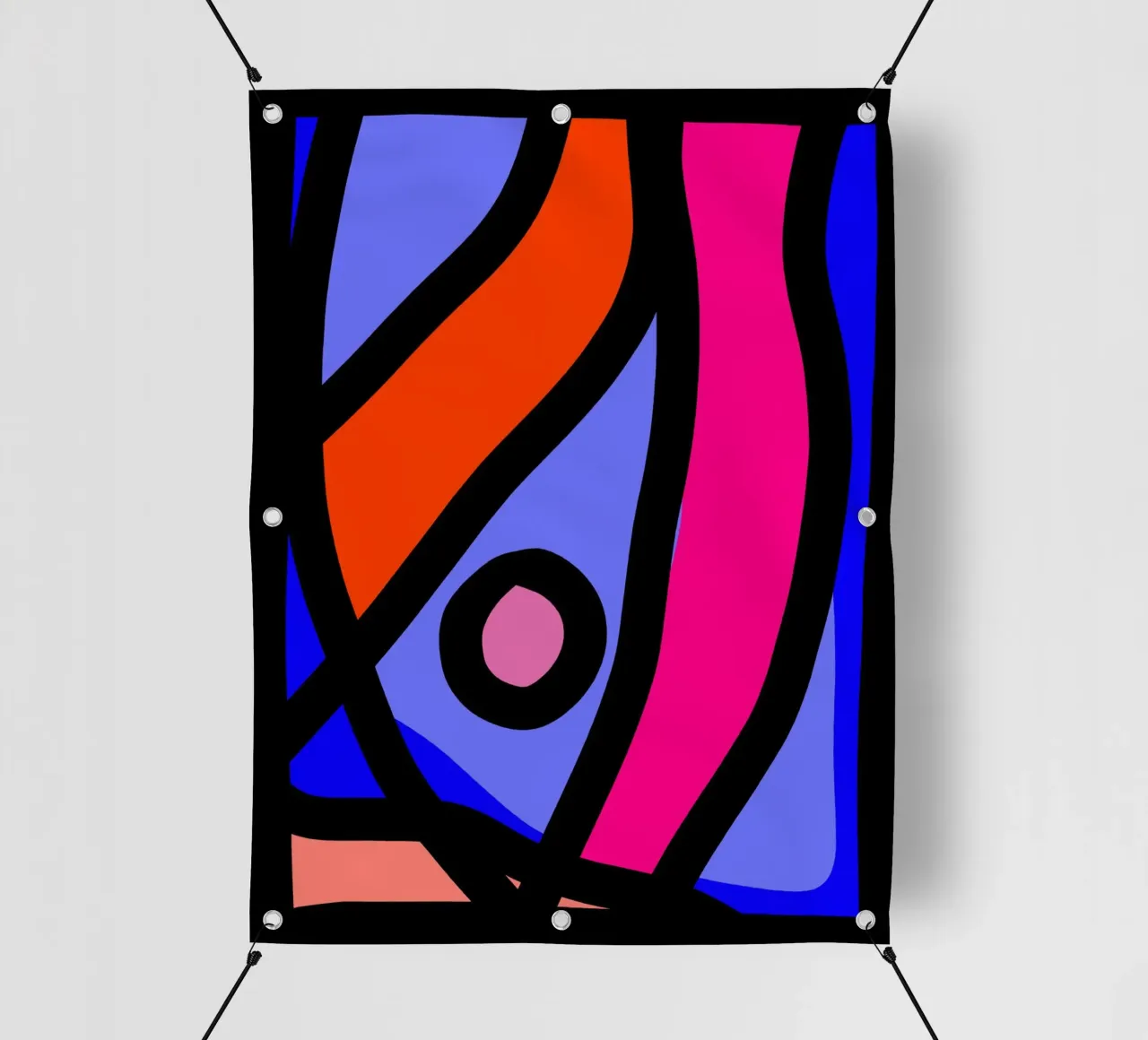 Multicolor Abstract pvc cover by Mathudace Créas