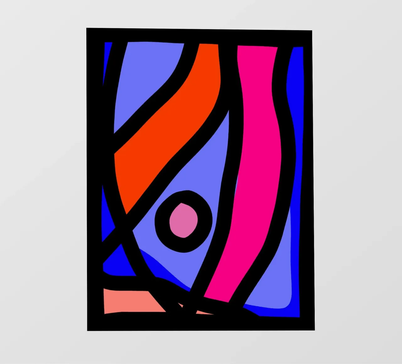 Multicolor Abstract pvc cover by Mathudace Créas