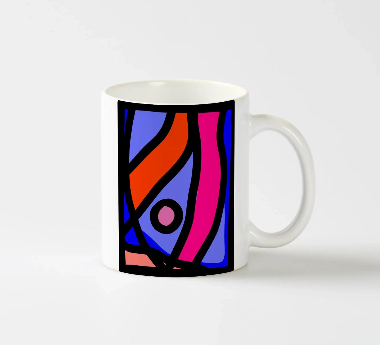 Multicolor Abstract tazza in ceramica da Mathudace Créas