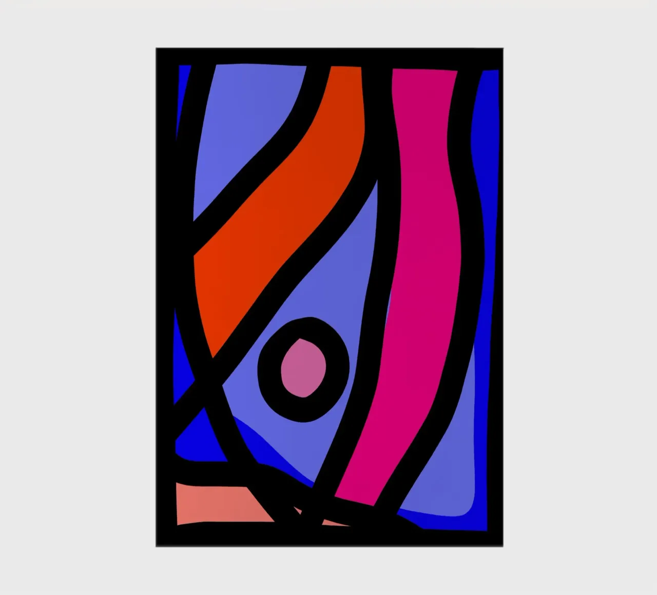 Multicolor Abstract notebook by Mathudace Créas