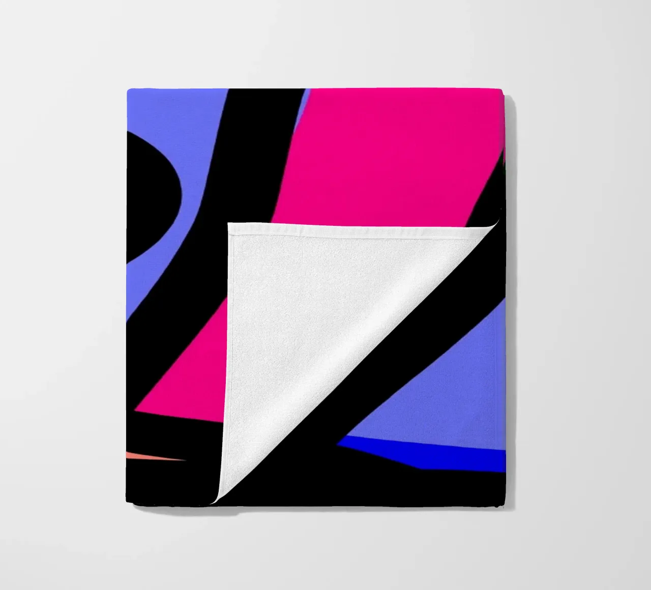 Multicolor Abstract beach towel by Mathudace Créas