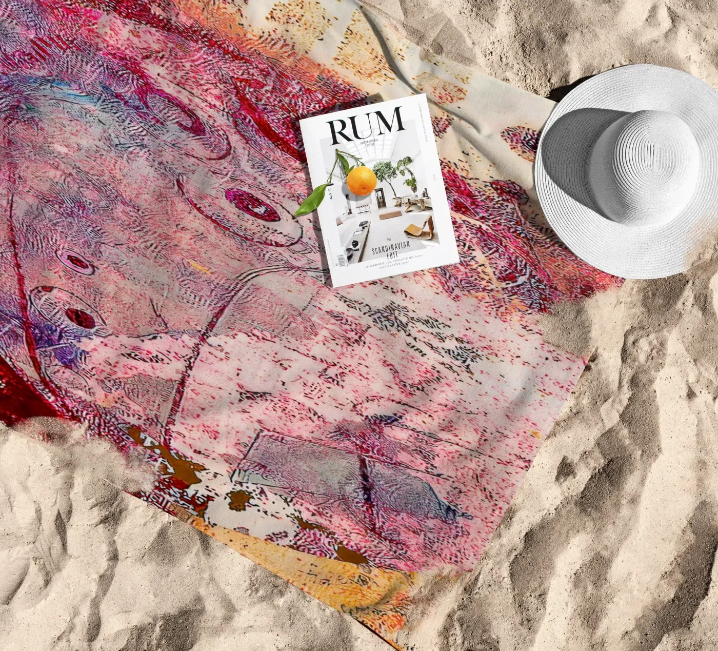 Il tesoro telo mare da Edenart