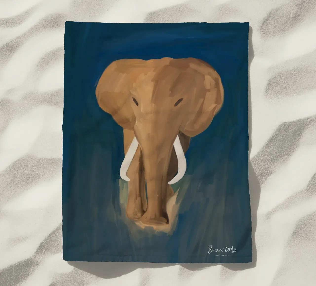 Afro Elephant telo mare da Mathudace Créas