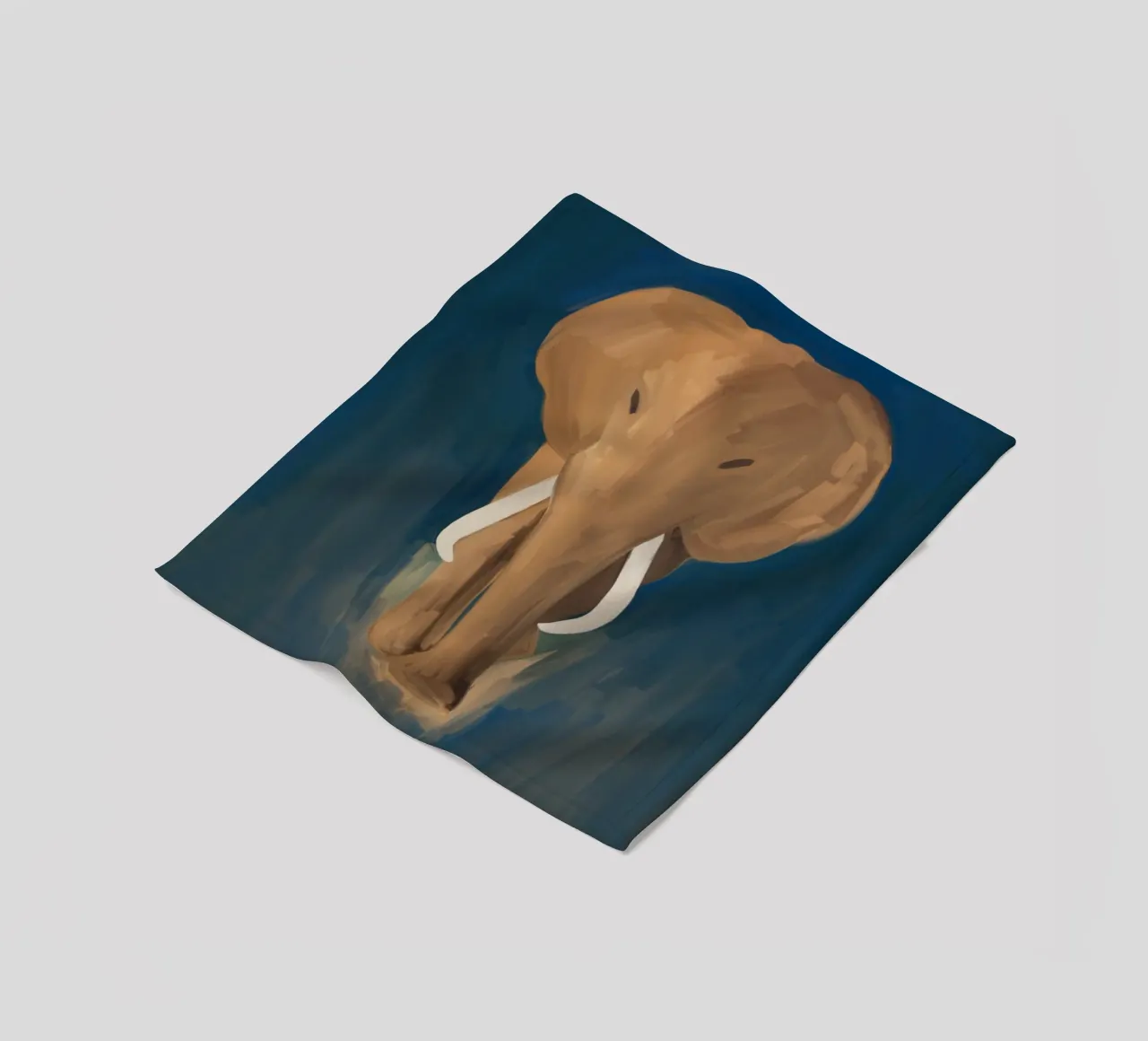 Afro Elephant fleece blanket by Mathudace Créas