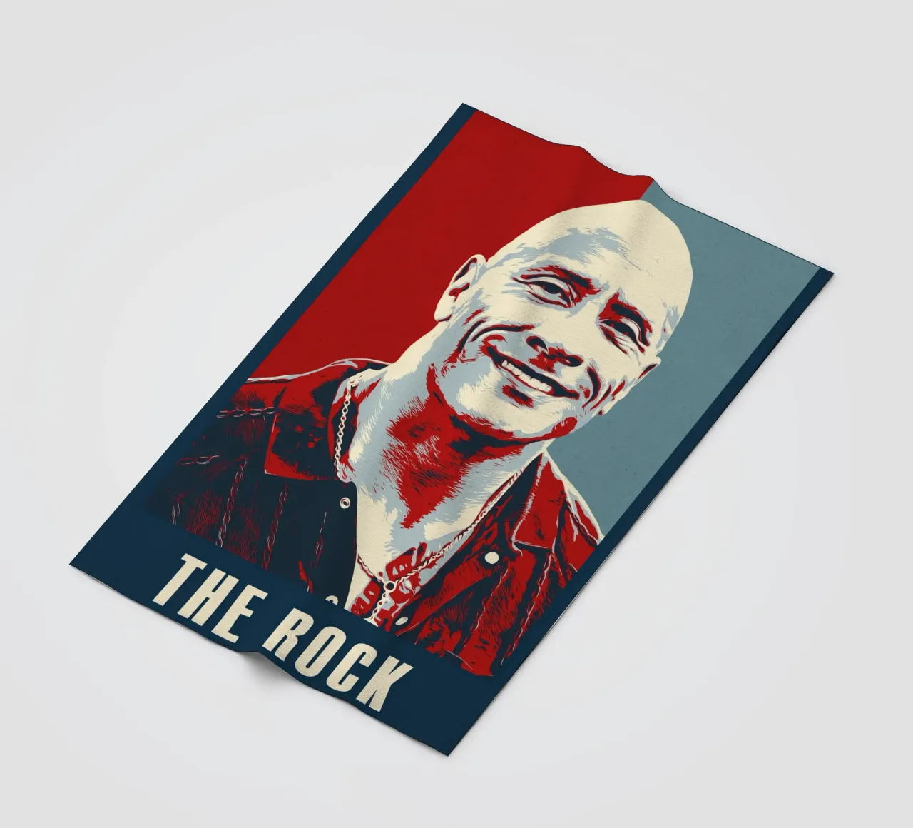 Dwayne Johnson coperta in pile da HopeStudio