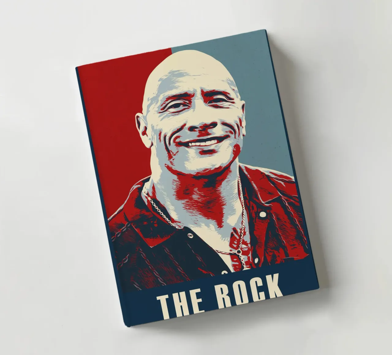 Dwayne Johnson notebook by HopeStudio
