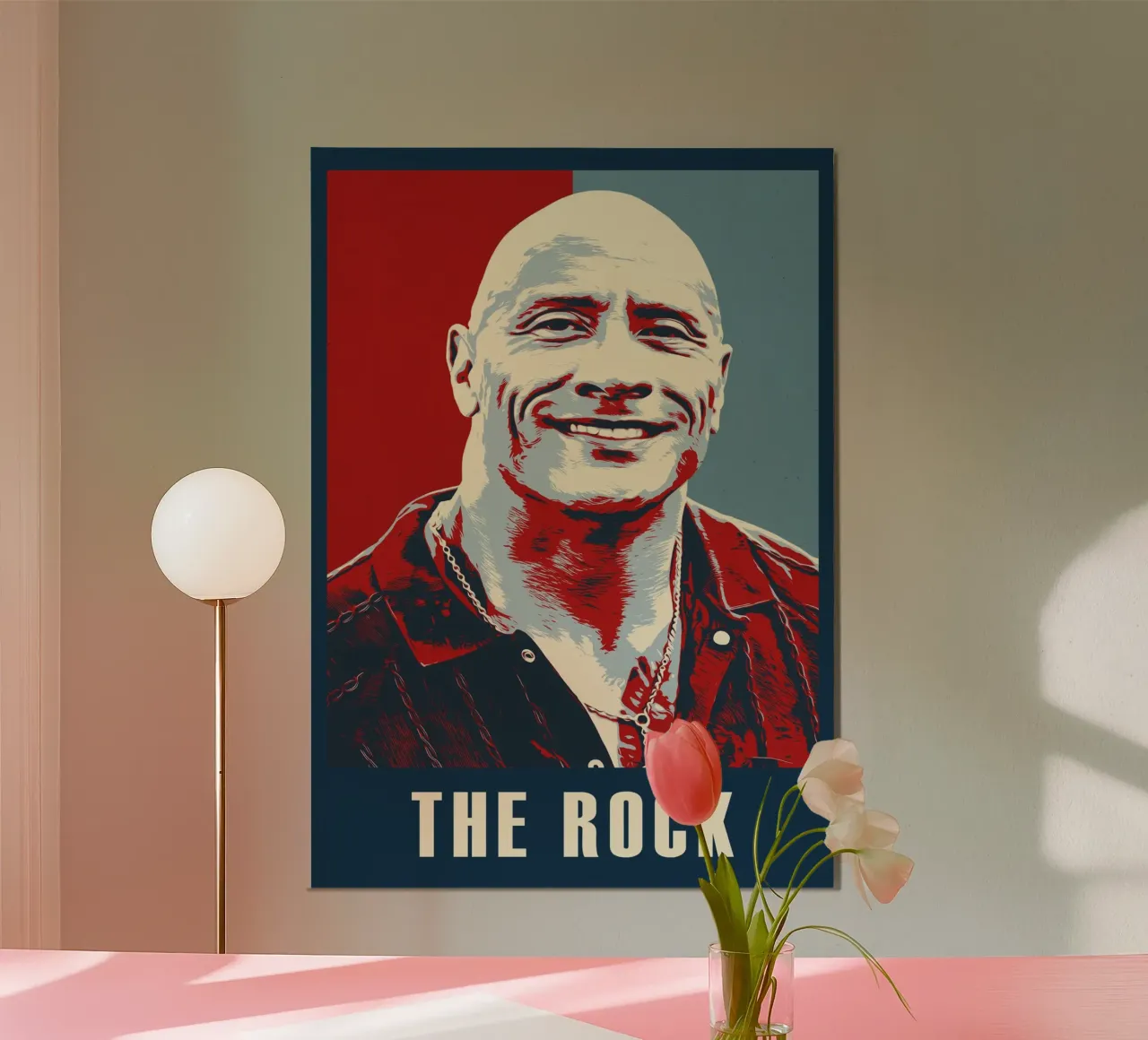 Dwayne Johnson carta hahnemühle da HopeStudio