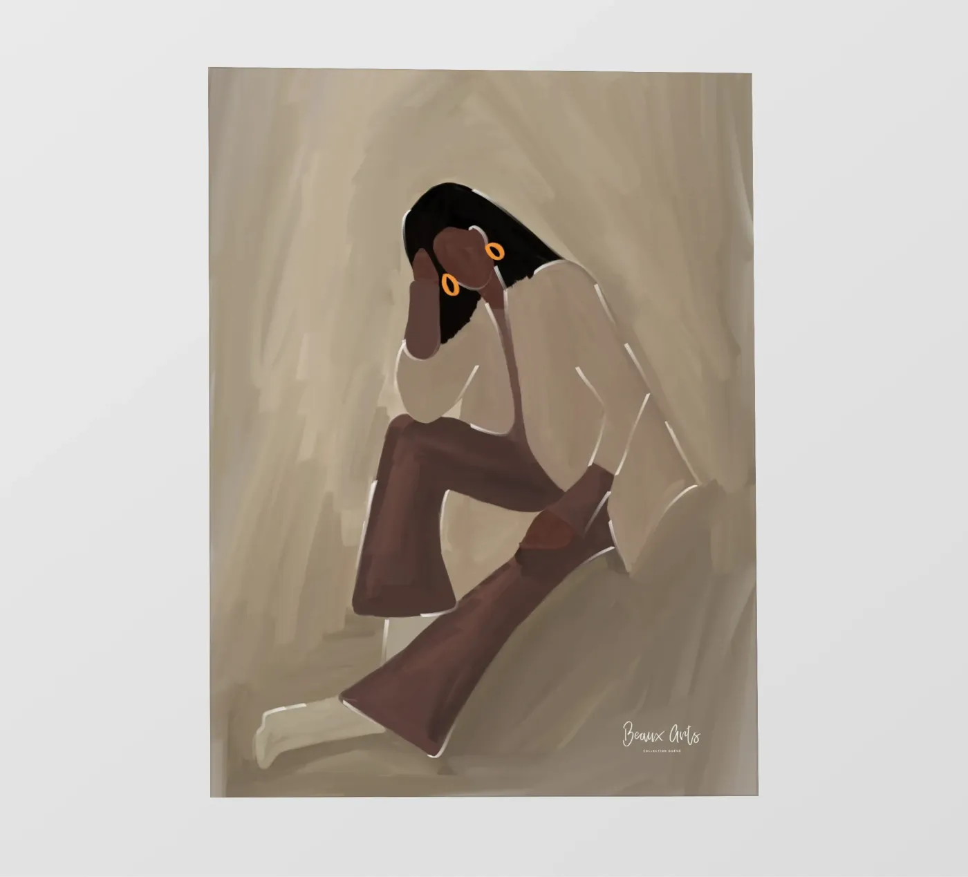 Afro Calm pellicola backlit da Mathudace Créas